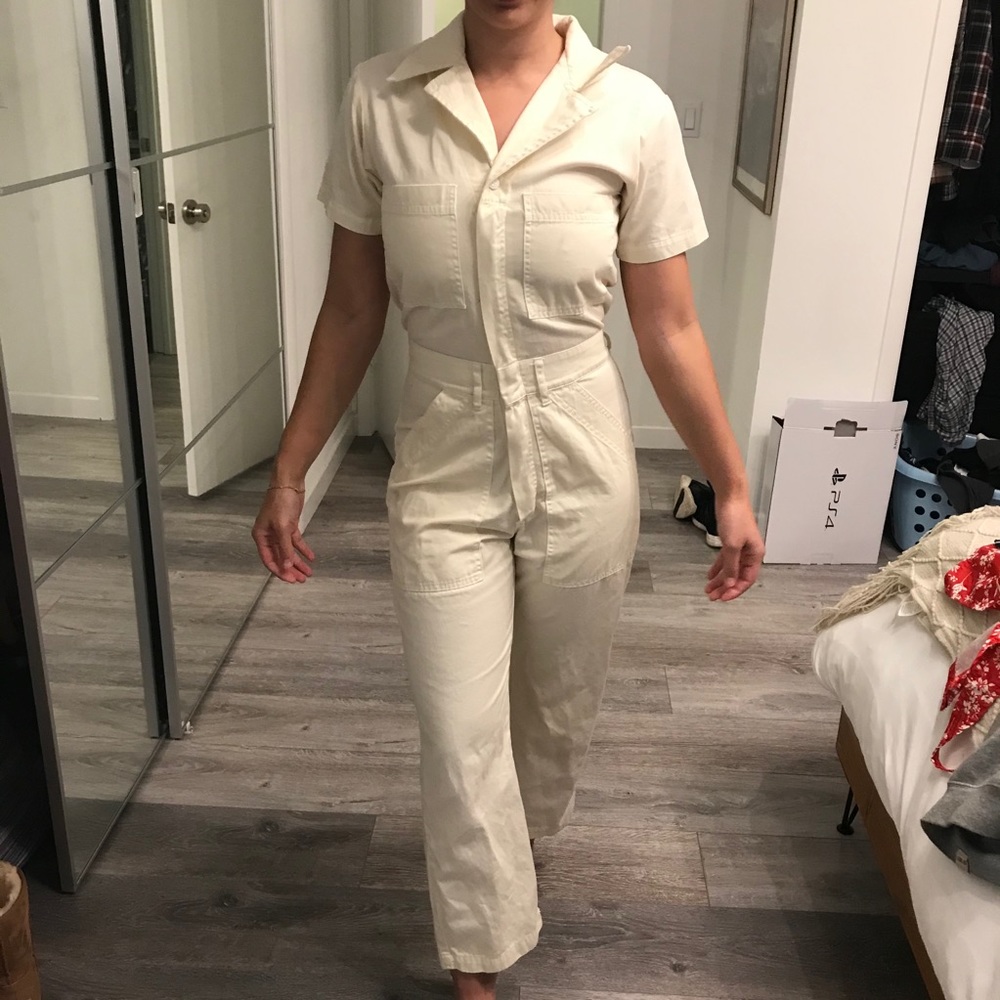 Off white / cream jumpsuit worn once!